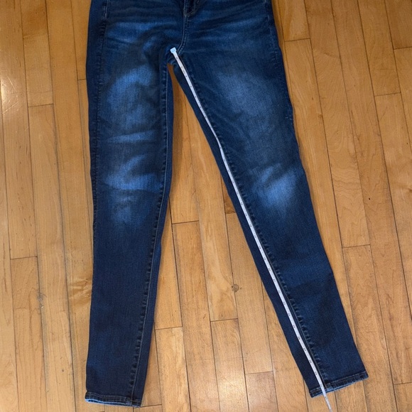 American Eagle Outfitters Dark Blue Skinny Jeans - Picture 3 of 8